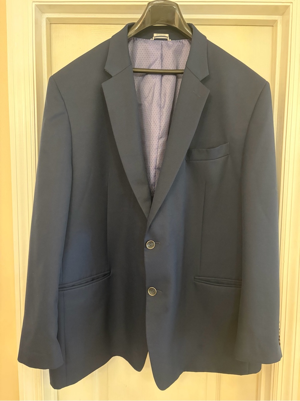 Saddlebred Performance Blazer 54R Traveler Navy Blue Mens Blazer Jacket Light